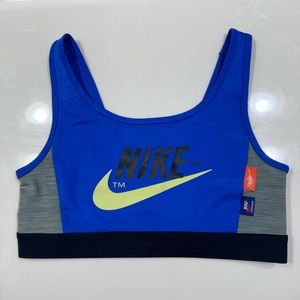 (M) Royal Blue Vintage Nike Block Color Sports Bra